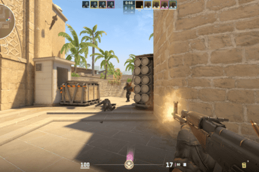 Лучшие позиции для атаки мида на Mirage