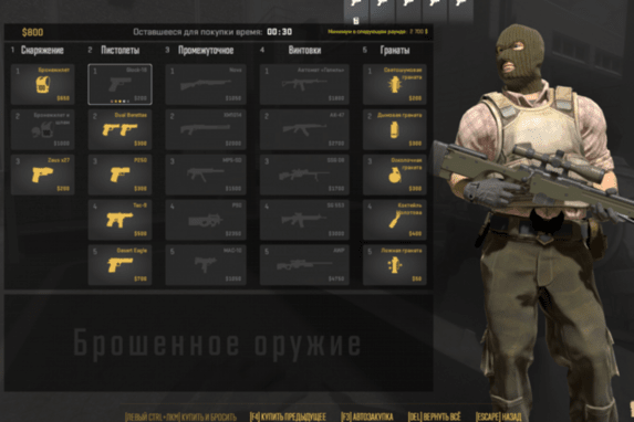 Как настроить бинды для быстрой закупки